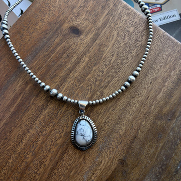 White Buffalo Pendant