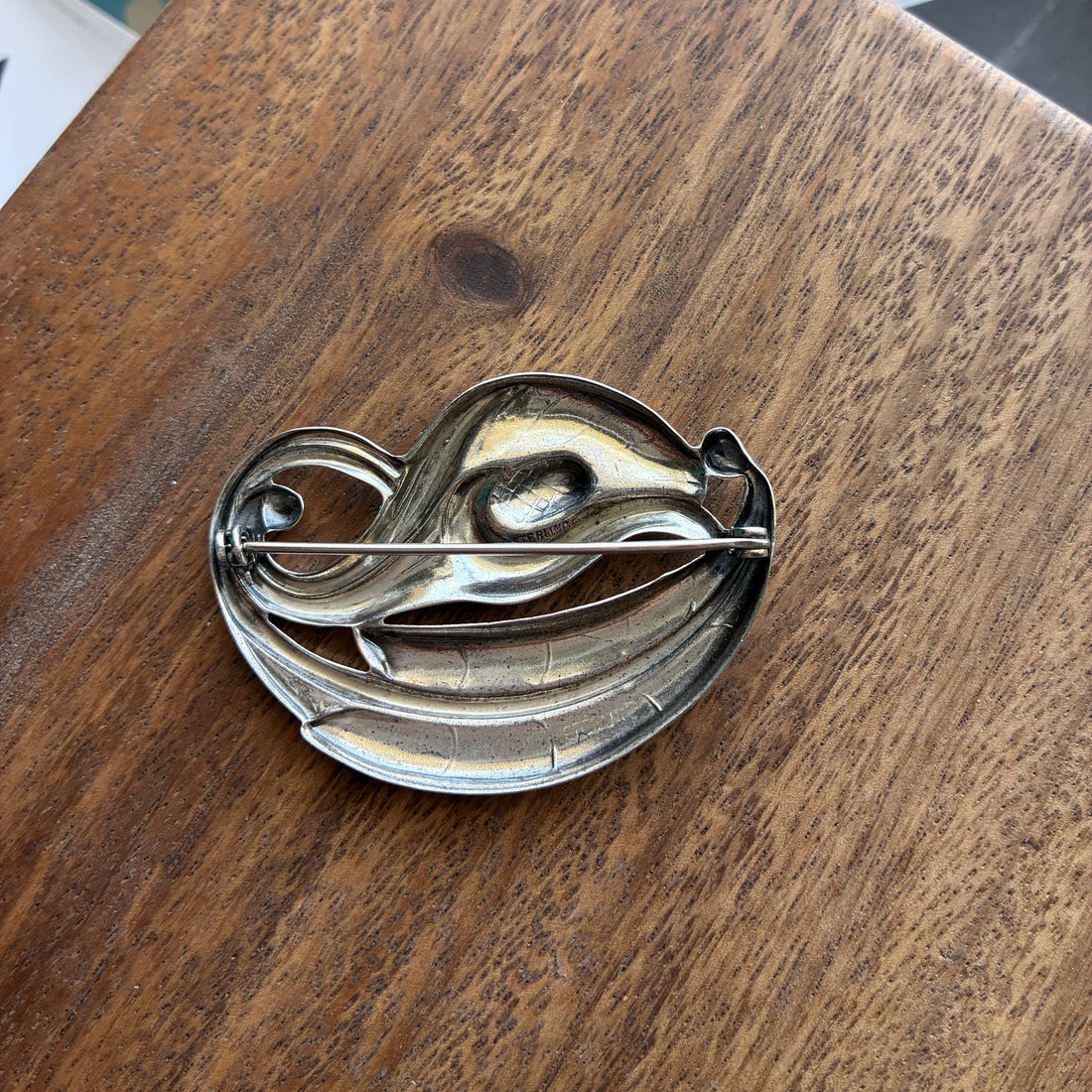 Working Lotus Flower Brooch