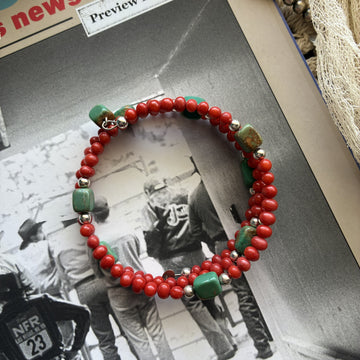 Coral Coil Bracelet