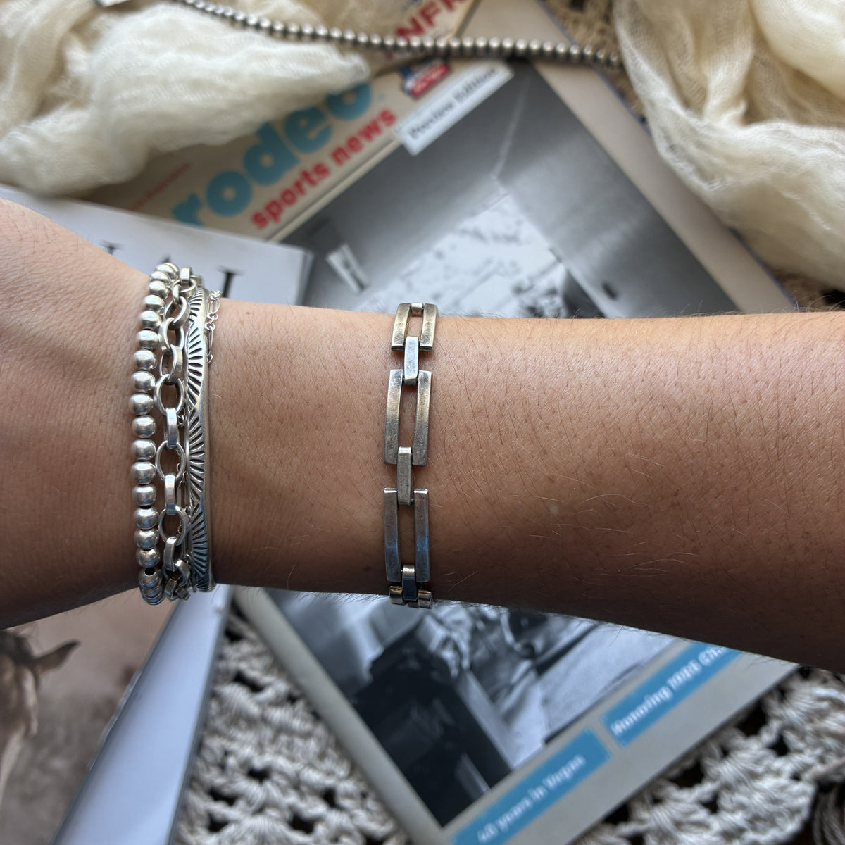 Silver Rail Bracelet