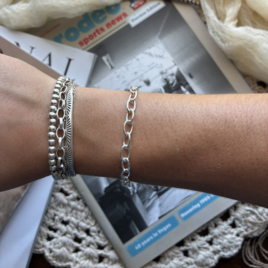 Paperclip Chain Bracelet