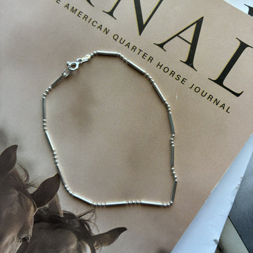Sterling Bar Anklet